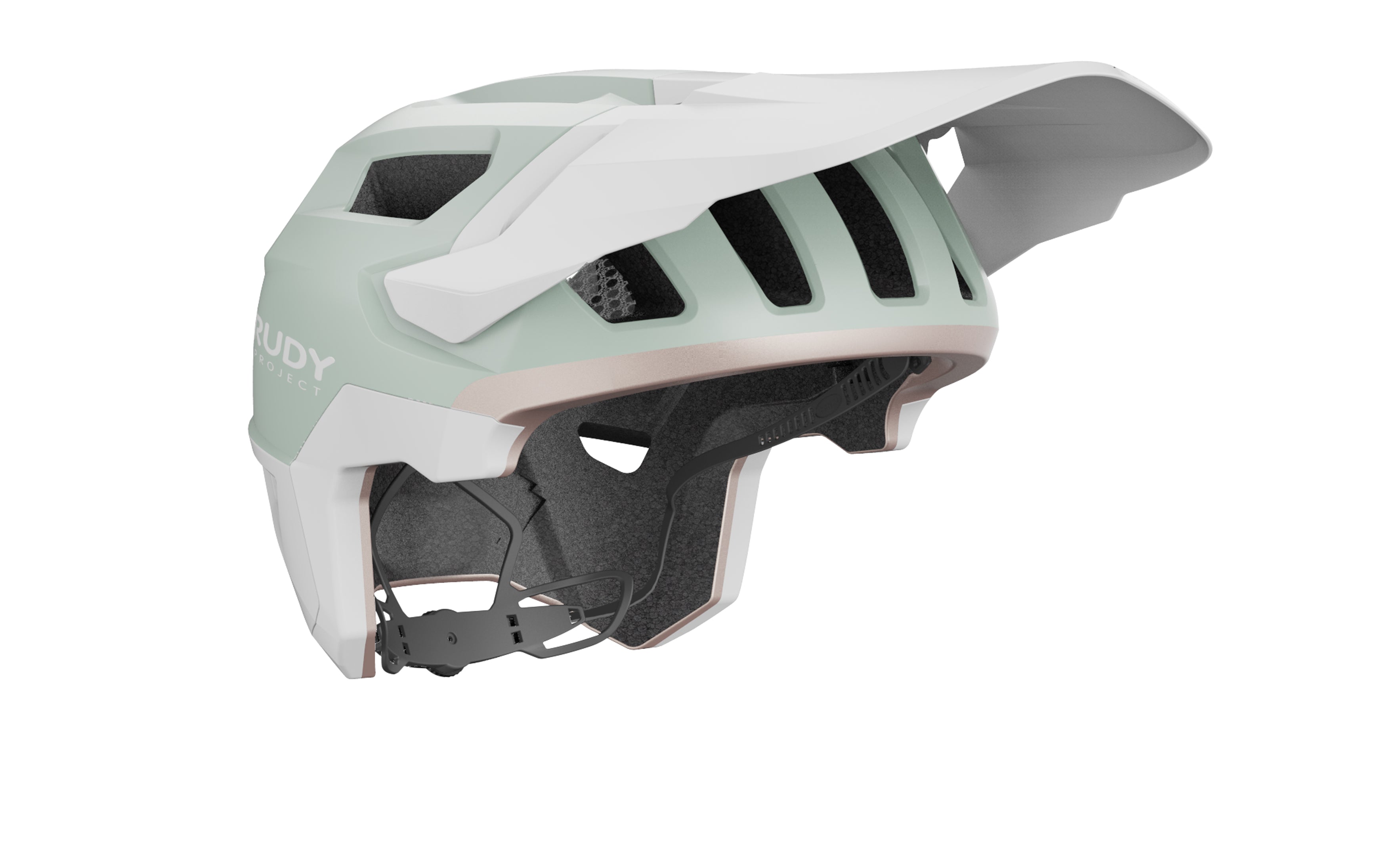 HELMET TERRAFORM WHITE/MINT/ROSE GOLD MATTE L