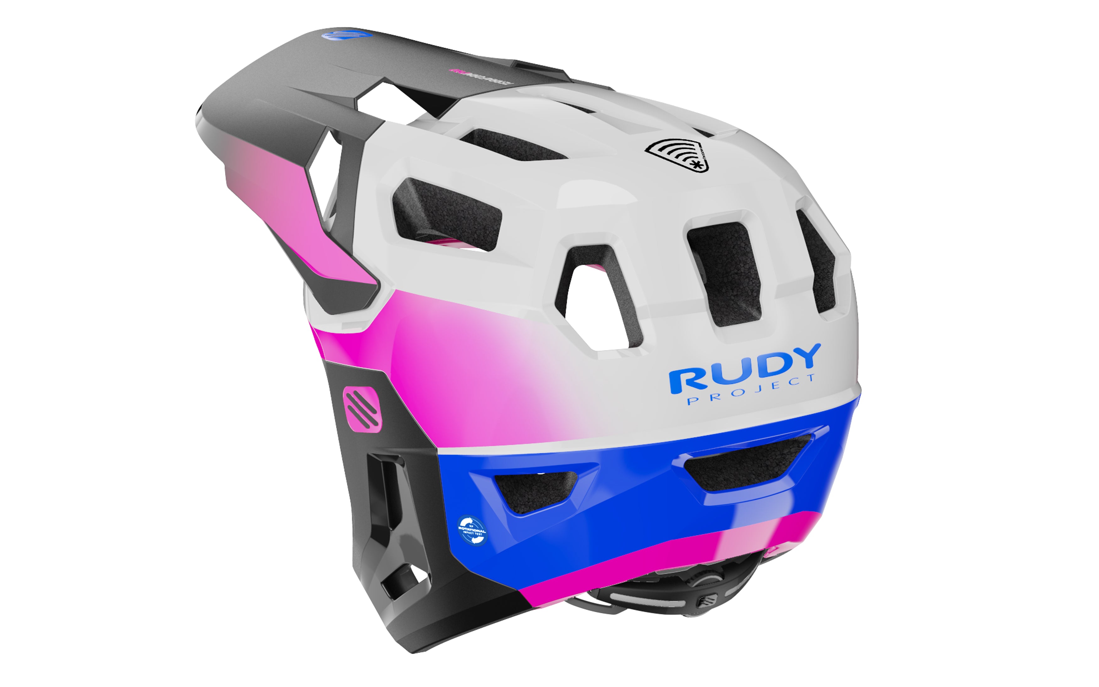 HELMET TERRAFORM PRO WHITE/PINK/CYBER BLUE SH. S-M