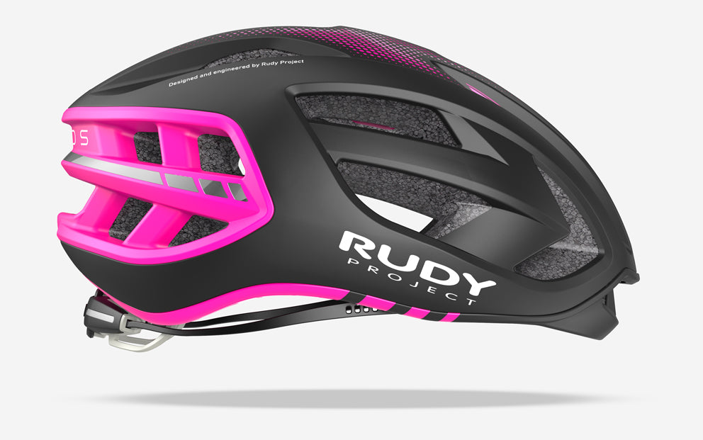 HELMET EGOS BLACK / PINK FLUO (MATTE) L