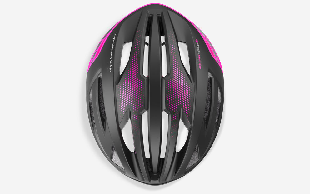 HELMET EGOS BLACK / PINK FLUO (MATTE) L