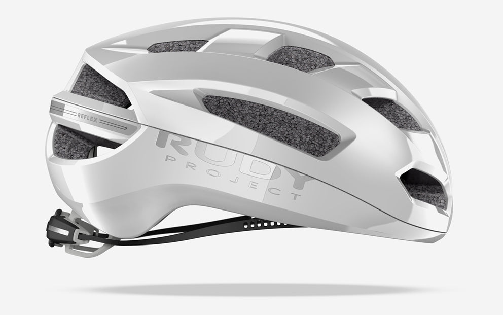HELMET SKUDO WHITE SHINY S-M