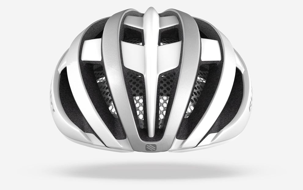 HELMET VENGER ROAD WHITE - SILVER (MATTE) M