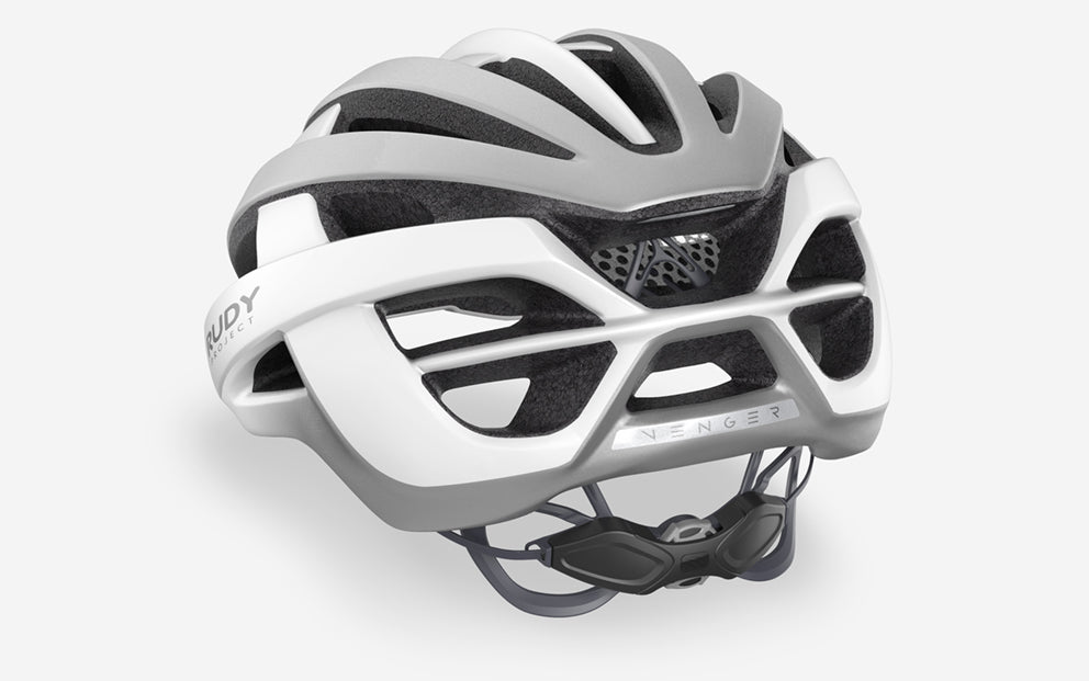 HELMET VENGER ROAD WHITE - SILVER (MATTE) L