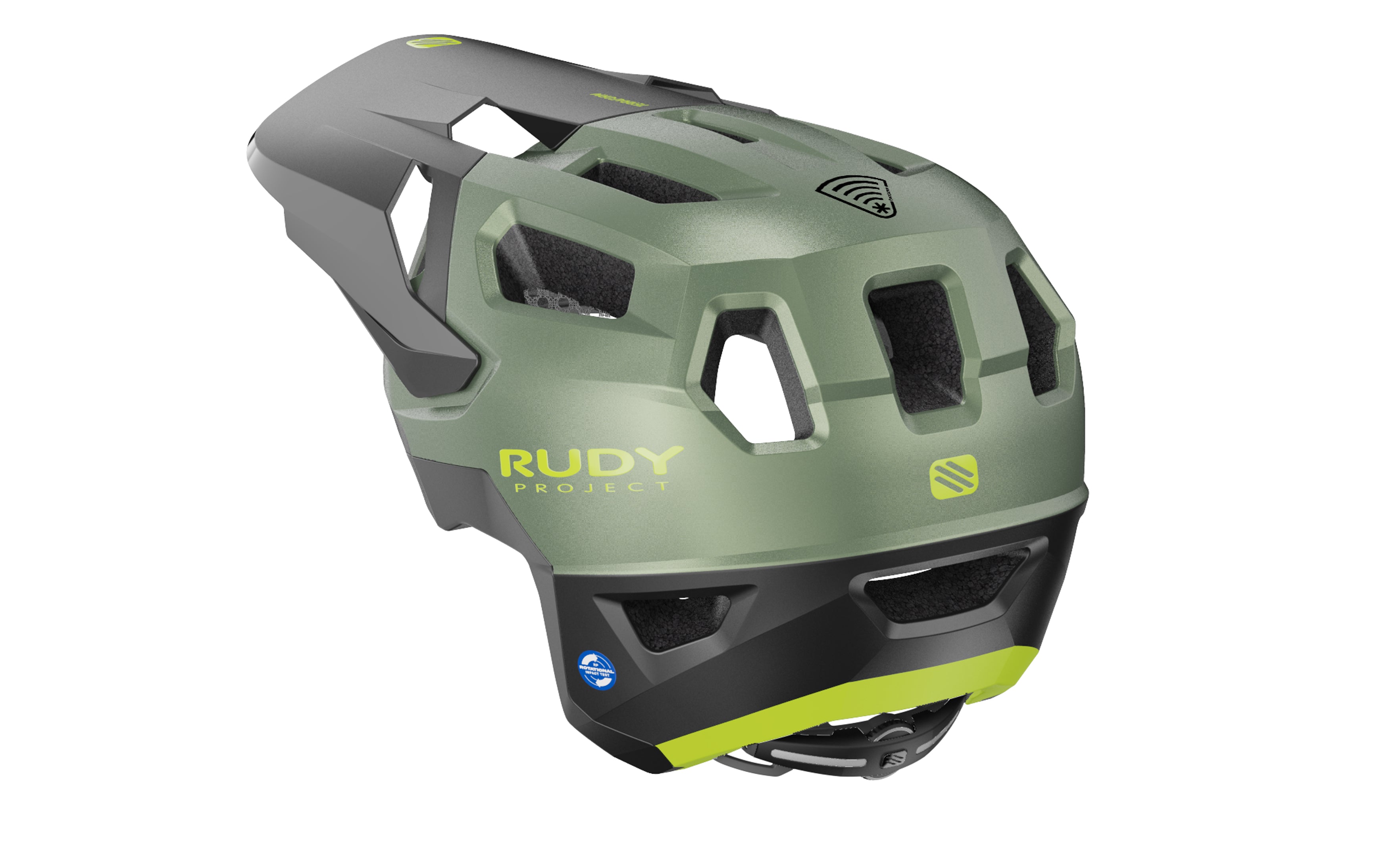 HELMET TERRAFORM MET.OLIVE/BLACK/ACID GREEN M. S-M