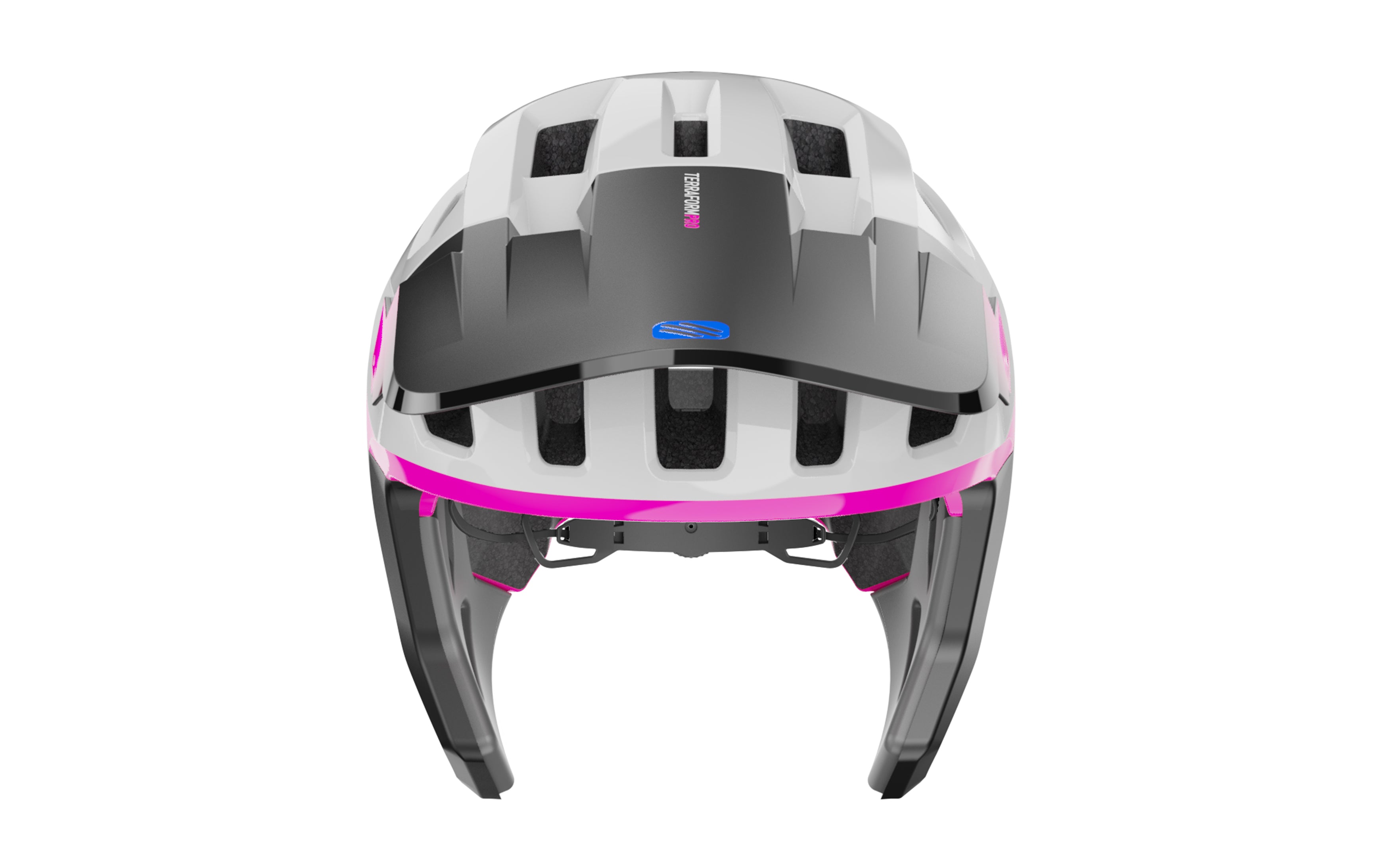 HELMET TERRAFORM PRO WHITE/PINK/CYBER BLUE SH. S-M