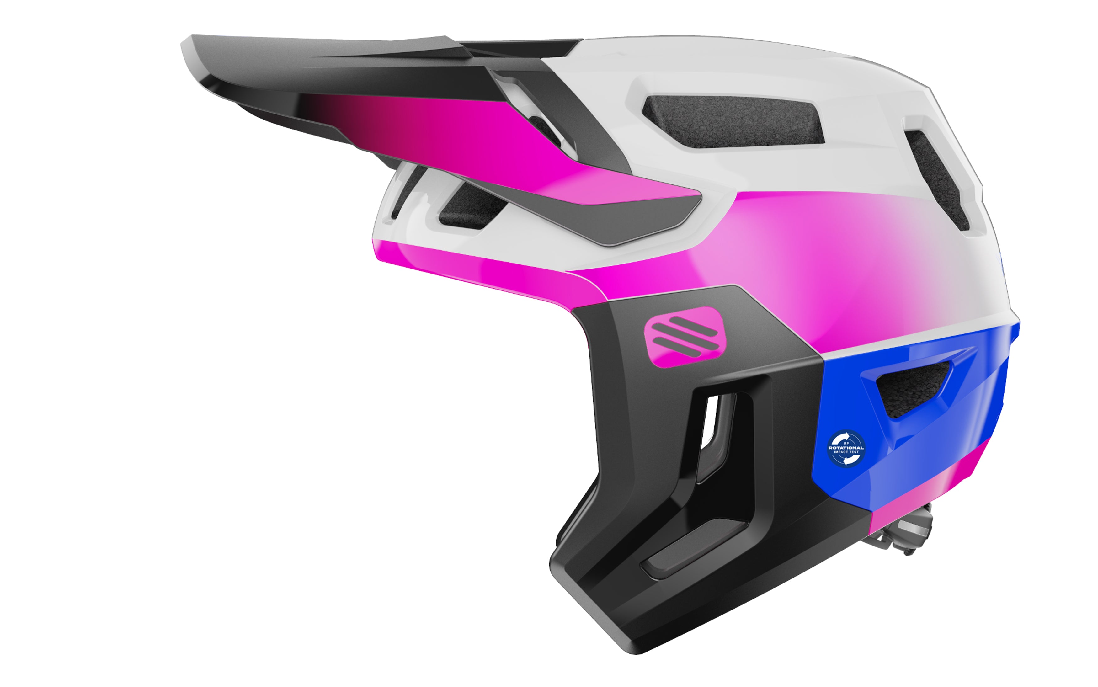 HELMET TERRAFORM PRO WHITE/PINK/CYBER BLUE SH. S-M