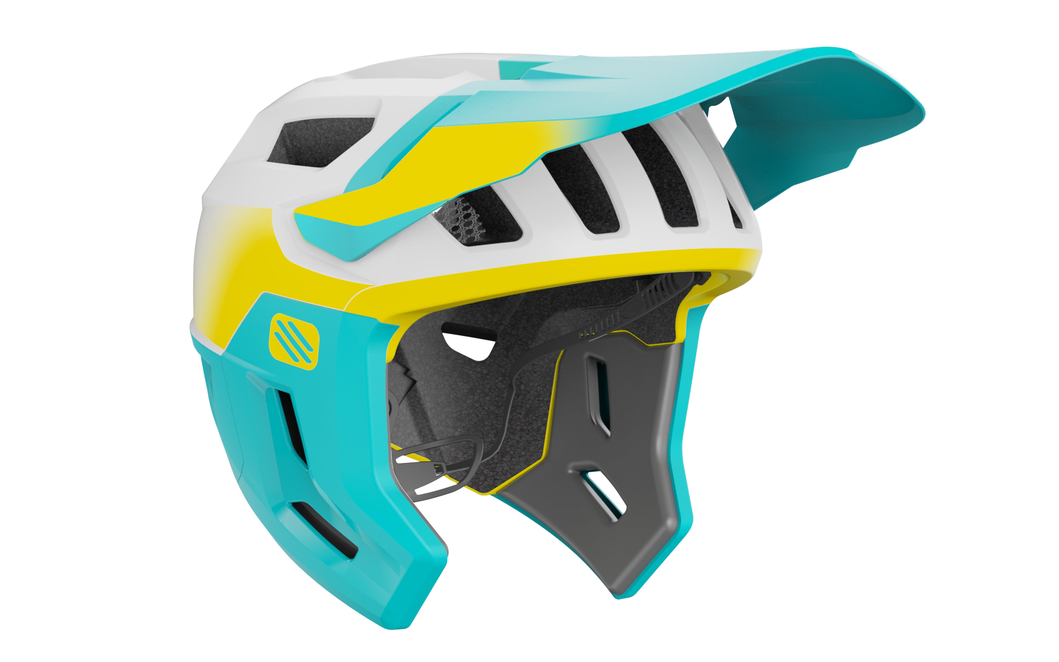 HELMET TERRAFORM PRO EMERALD/YELLOW MATTE S-M