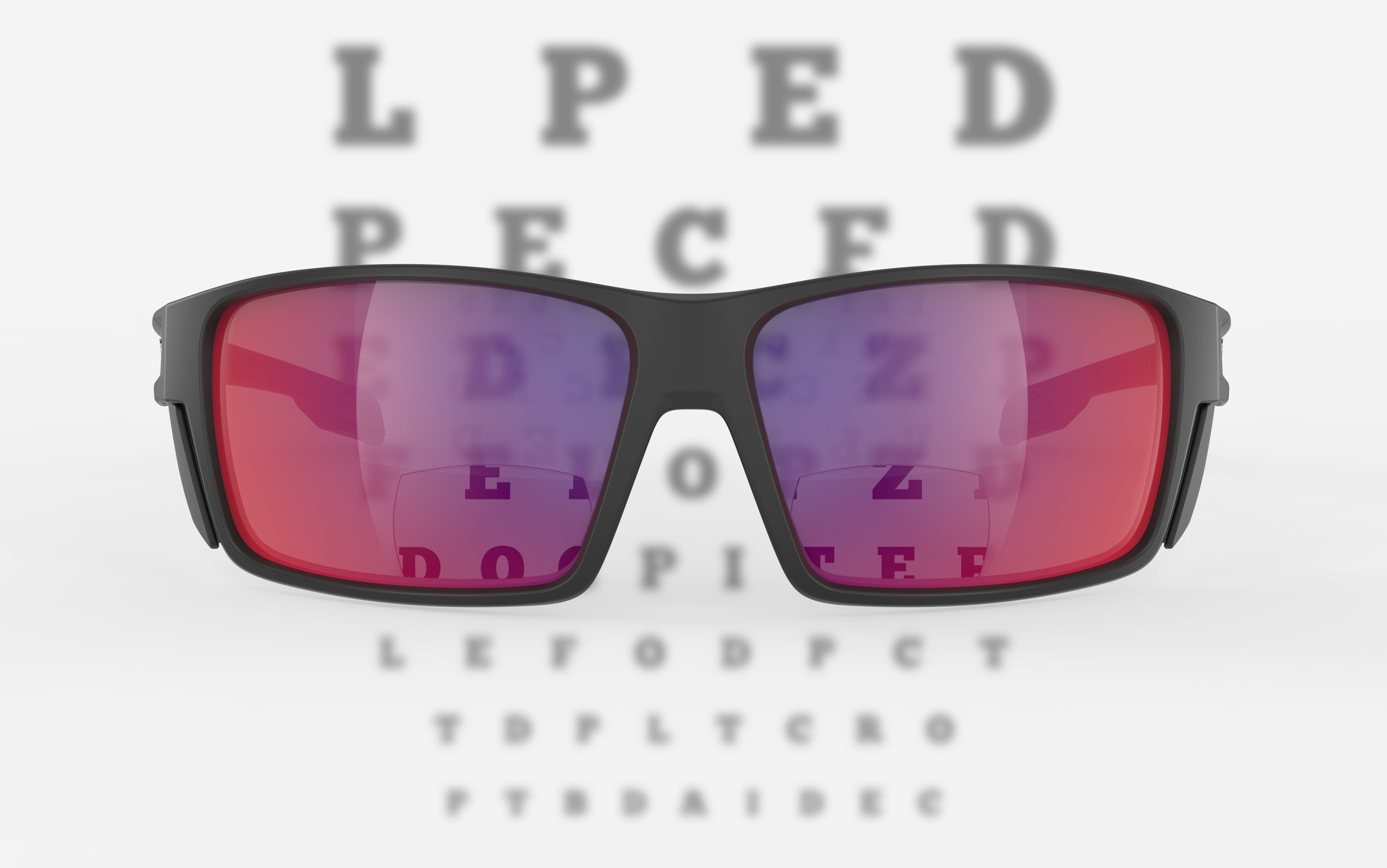 NYAD READER PRESCRIPTION SUNGLASSES  +2.00 RX MULTILASER RED