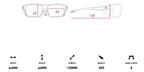 NYAD READER PRESCRIPTION SUNGLASSES +1.50 RX MULTILASER ICE