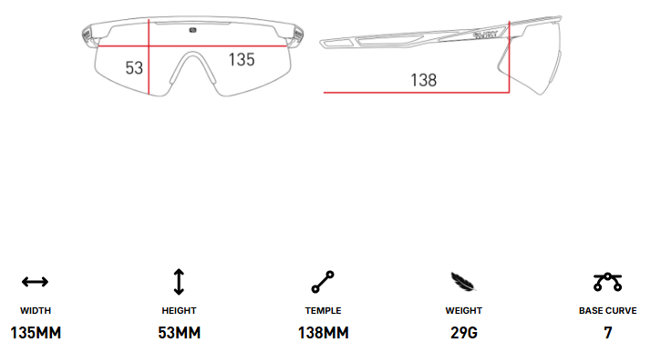 TURBOLENCE WITHOUT ACCESSORIES IMPACTX™ PHOTOCHROMIC 2BLACK Z87.1+