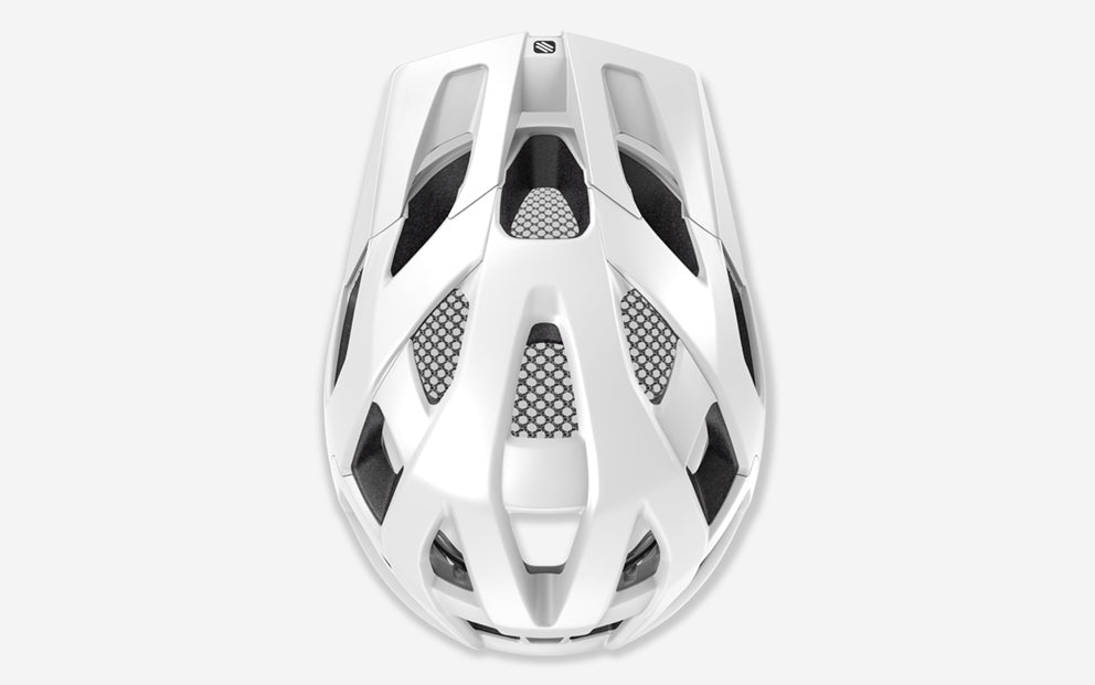 HELMET CROSSWAY WHITE - (MATTE) L
