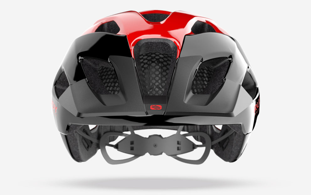 HELMET CROSSWAY BLACK/RED (SHINY) L