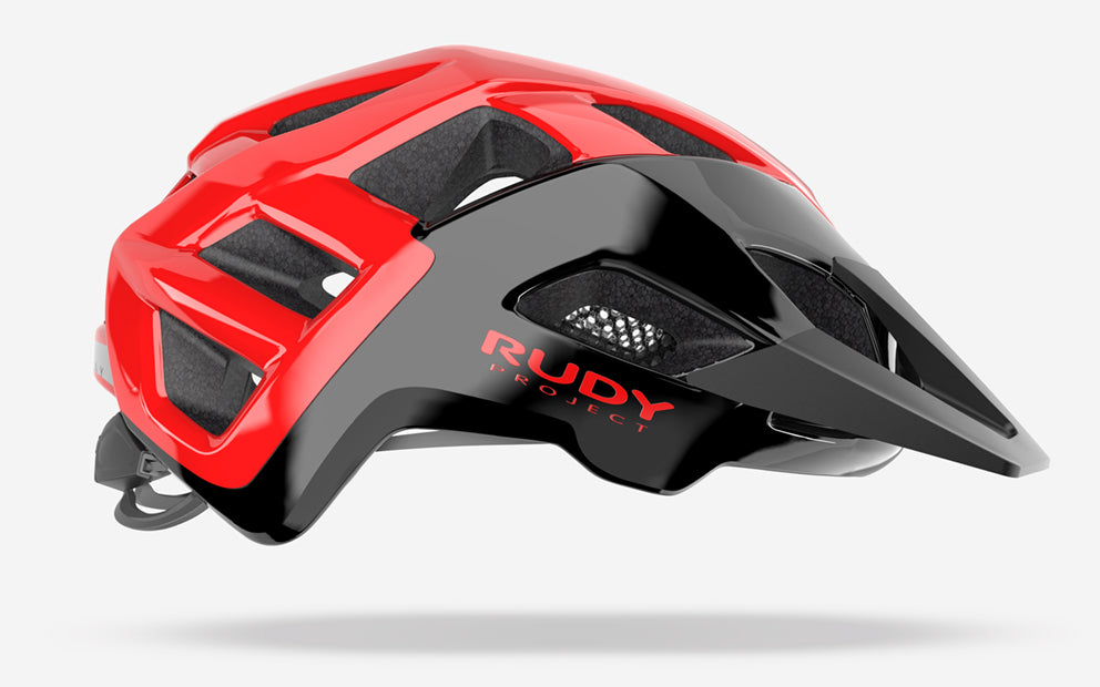 HELMET CROSSWAY BLACK/RED (SHINY) L