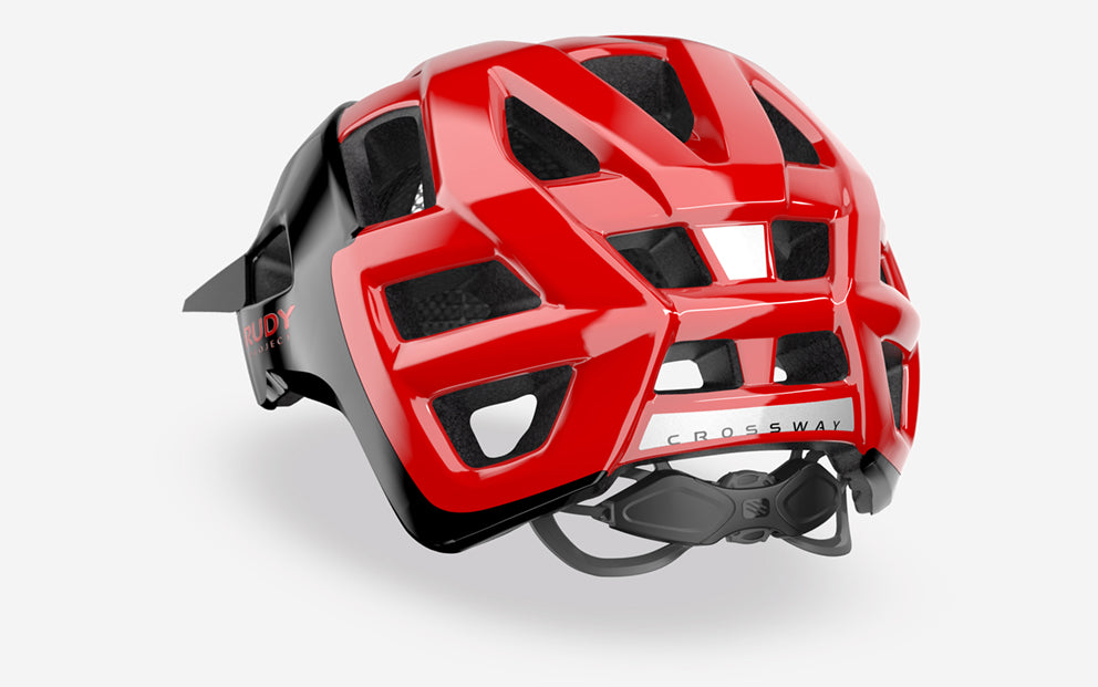 HELMET CROSSWAY BLACK/RED (SHINY) S-M