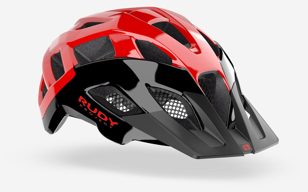 HELMET CROSSWAY BLACK/RED (SHINY) L