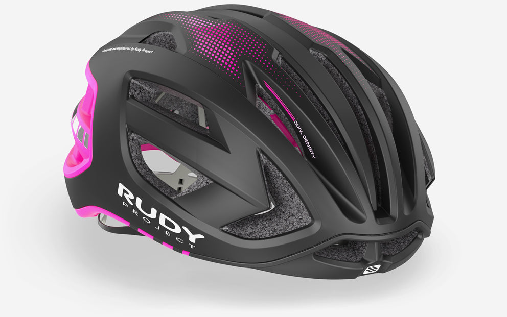 HELMET EGOS BLACK / PINK FLUO (MATTE) L