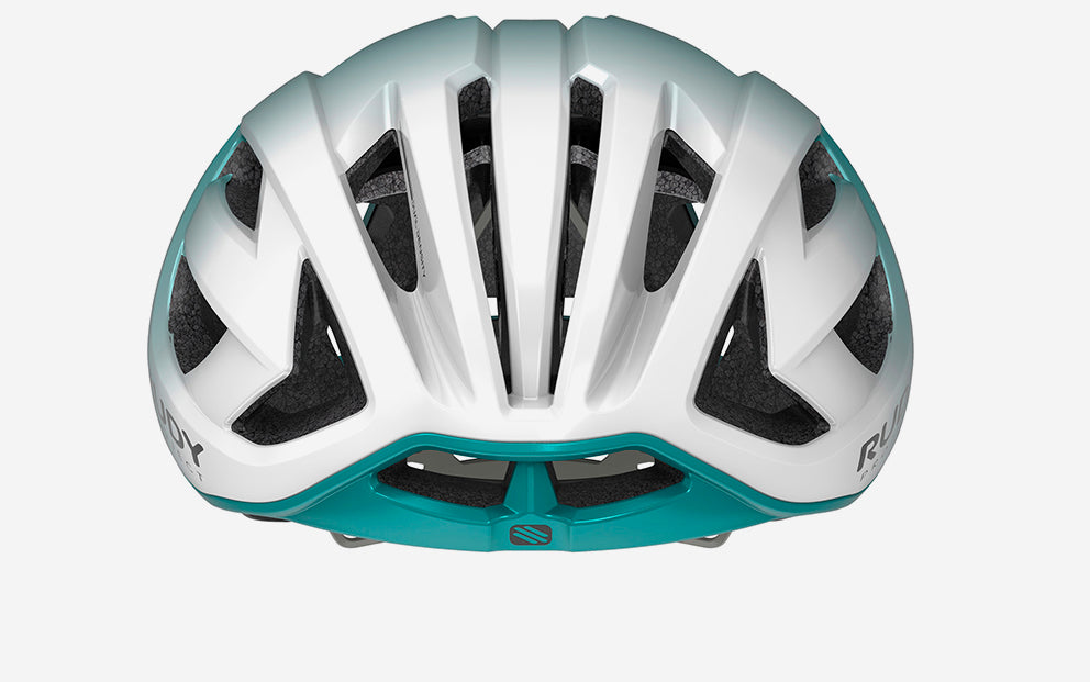 HELMET EGOS PEARL/EMERALD METAL MATTE M
