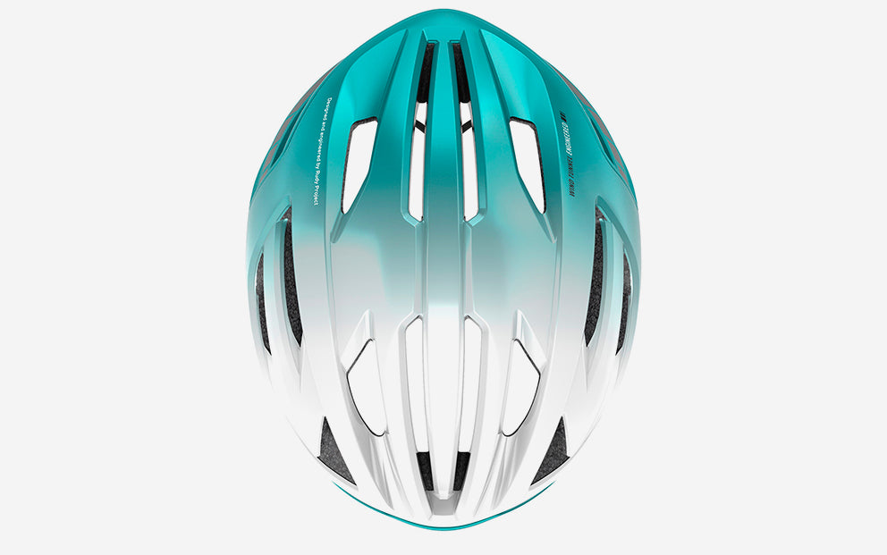 HELMET EGOS PEARL/EMERALD METAL MATTE M