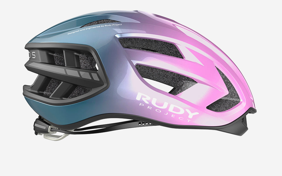 HELMET EGOS LILAC/BLUE AVIO METAL SHINY S