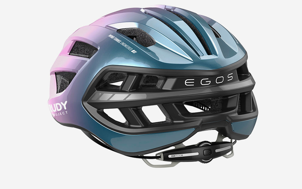 HELMET EGOS LILAC/BLUE AVIO METAL SHINY S
