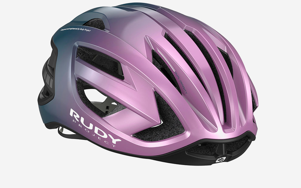 HELMET EGOS LILAC/BLUE AVIO METAL SHINY S