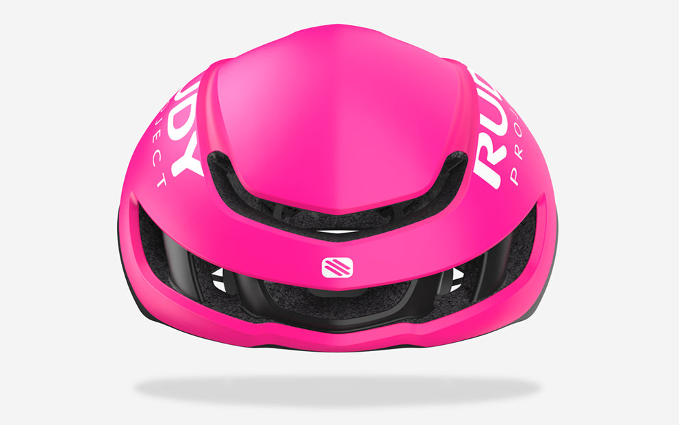 HELMET NYTRON PINK FLUO-BLACK (MATTE) S-M