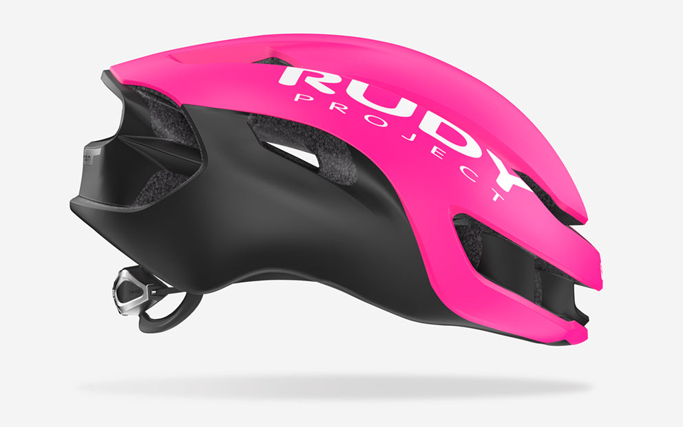 HELMET NYTRON PINK FLUO-BLACK (MATTE) S-M