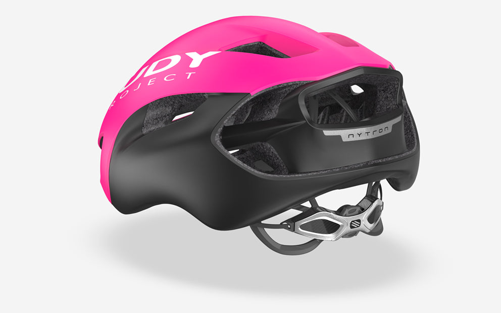 HELMET NYTRON PINK FLUO-BLACK (MATTE) S-M