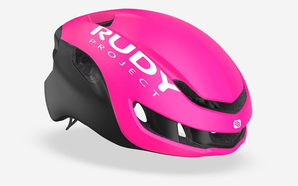 HELMET NYTRON PINK FLUO-BLACK (MATTE) S-M