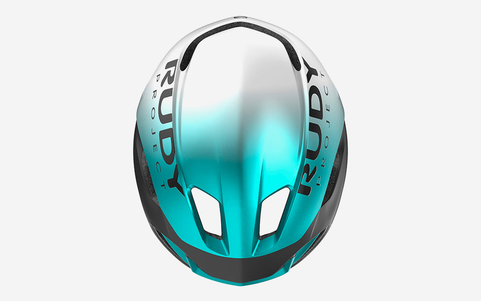 HELMET NYTRON PEARL/EMERALD/BLACK METAL MATTE L