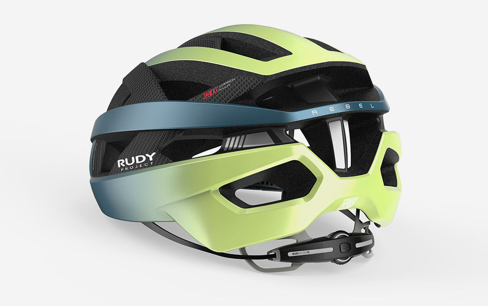 HELMET REBEL BLUE AVIO/APPLE GREEN METAL MATTE L