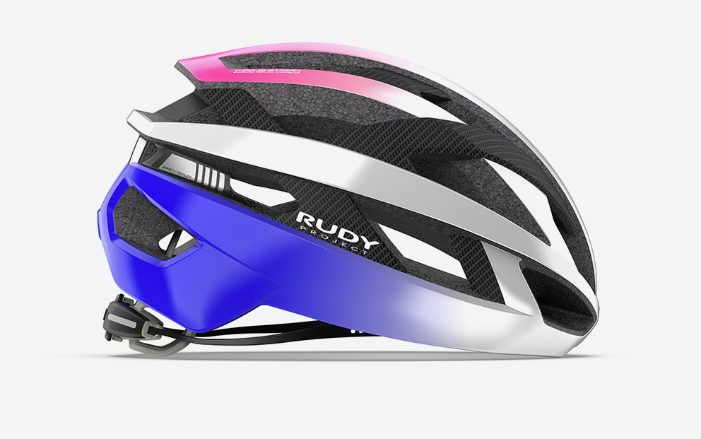 HELMET REBEL PEARL METAL/PINK/CYBER BLUE SHINY S-M