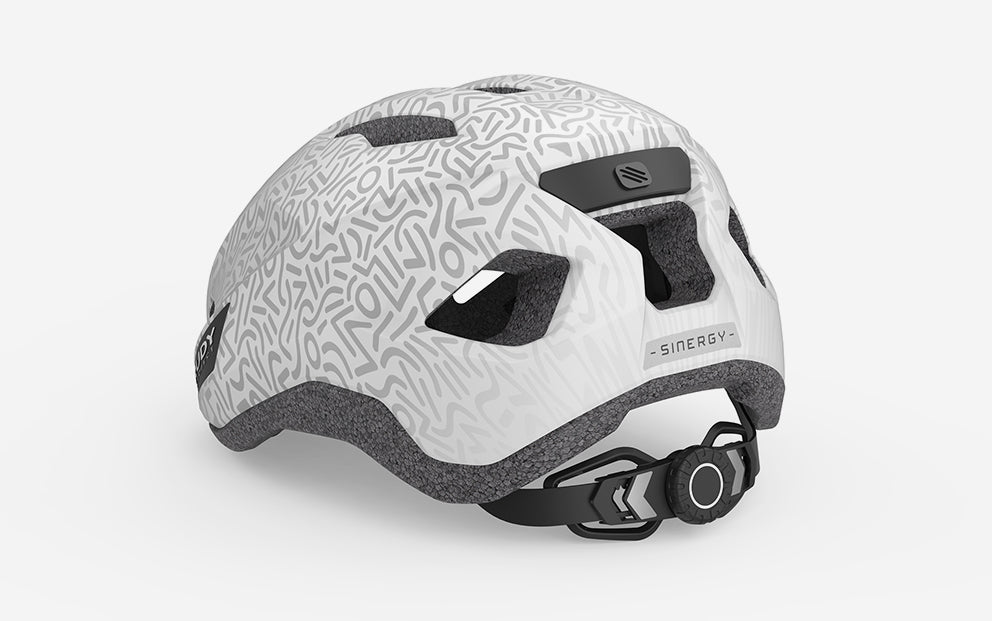 HELMET SINERGY WHITE DOODLE MATTE S-M