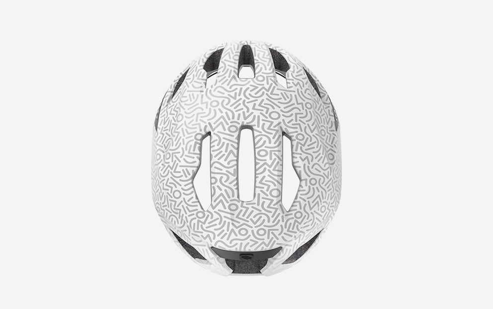 HELMET SINERGY WHITE DOODLE MATTE S-M