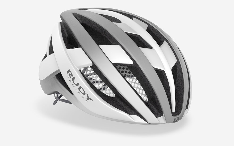HELMET VENGER ROAD  WHITE - SILVER (MATTE) M