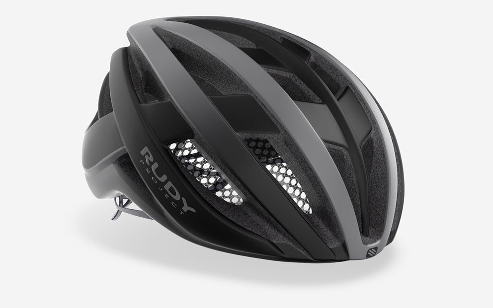 HELMET VENGER ROAD TITANIUM - BLACK (MATTE) S